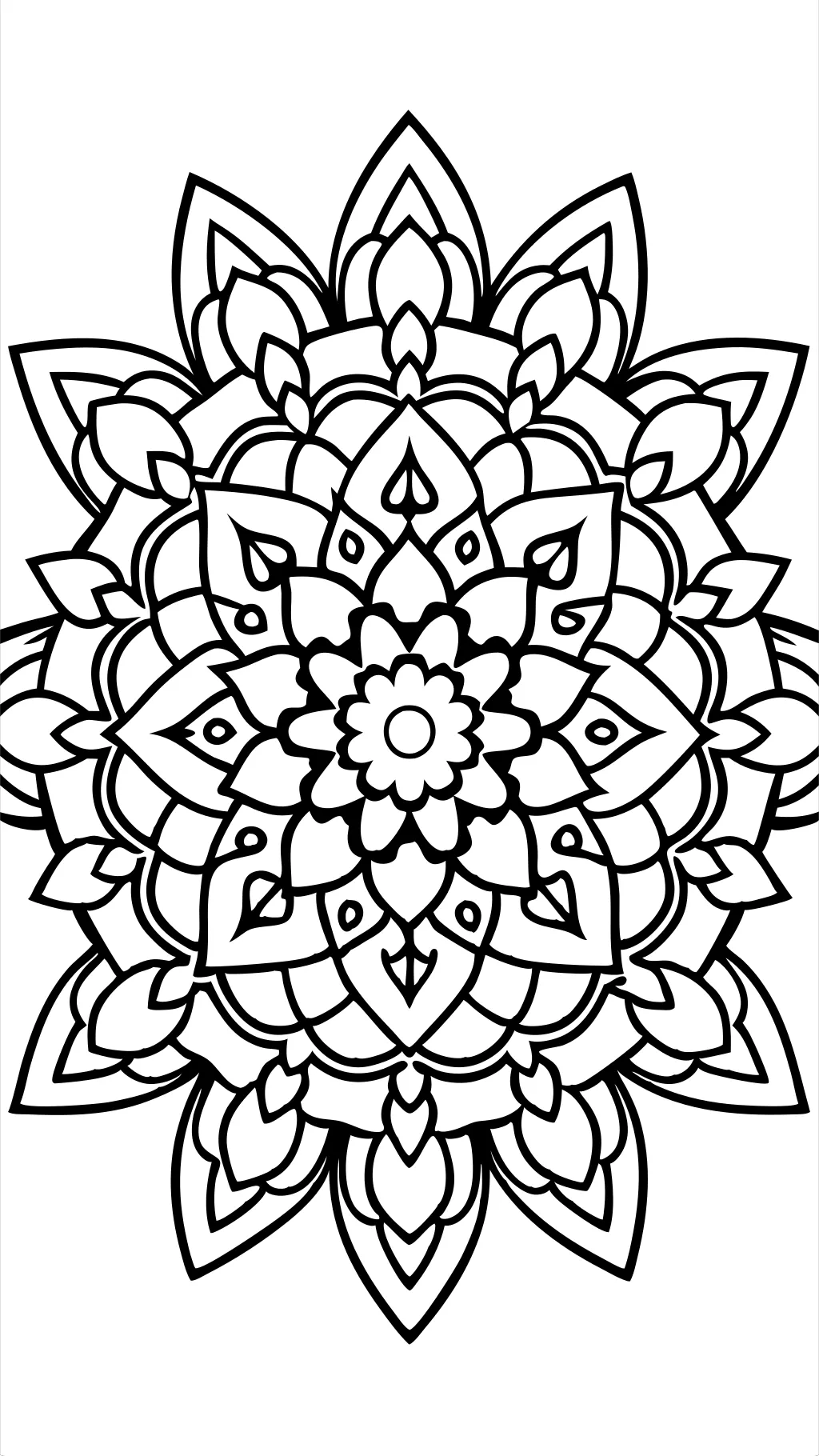 coloriages en ligne mandala